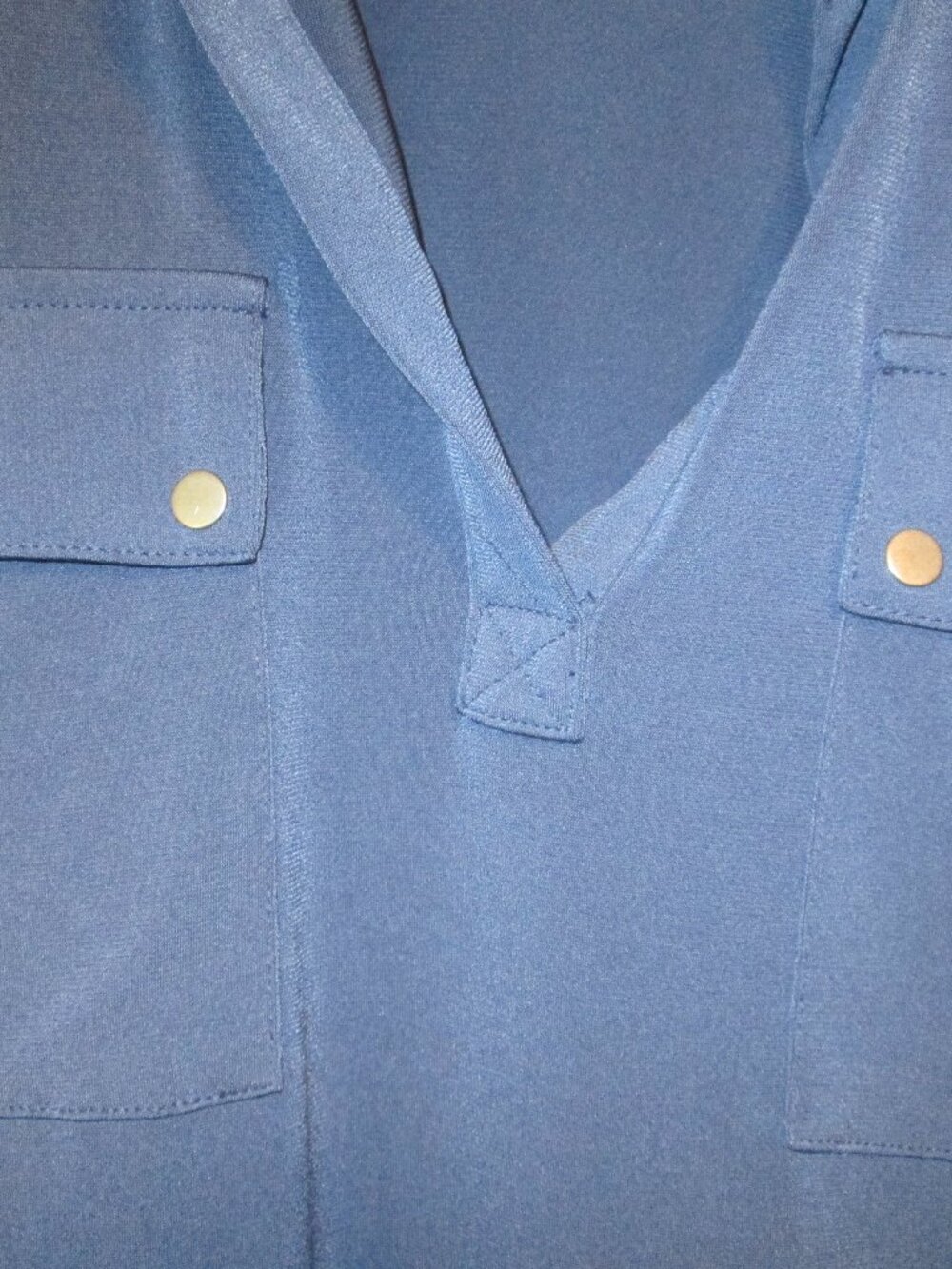 Jones NY Signature Sleeveless Blue-Grayish Top, Size XL